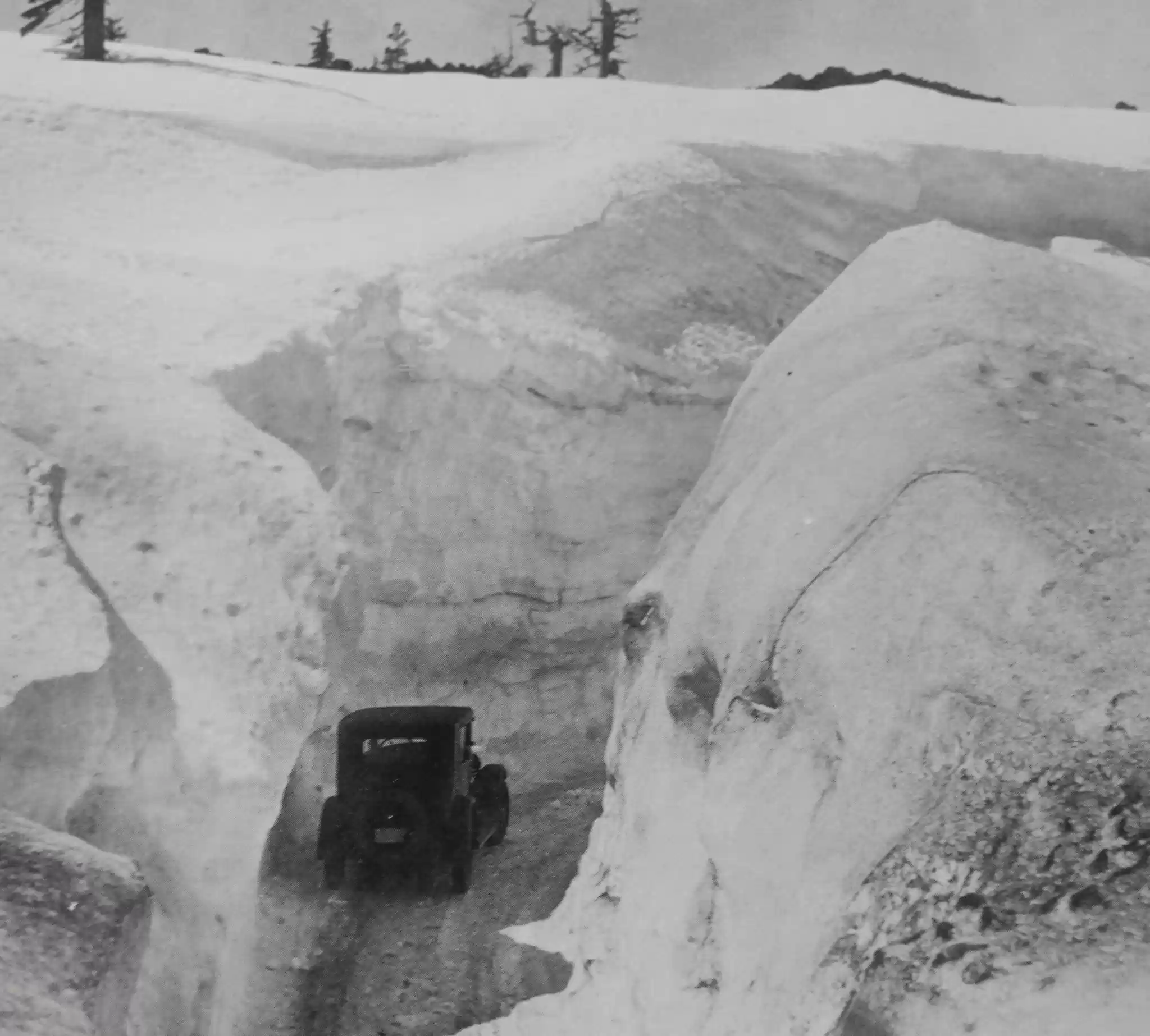 Drive from Bend to Eugene May 1928-Mckenzie Pass